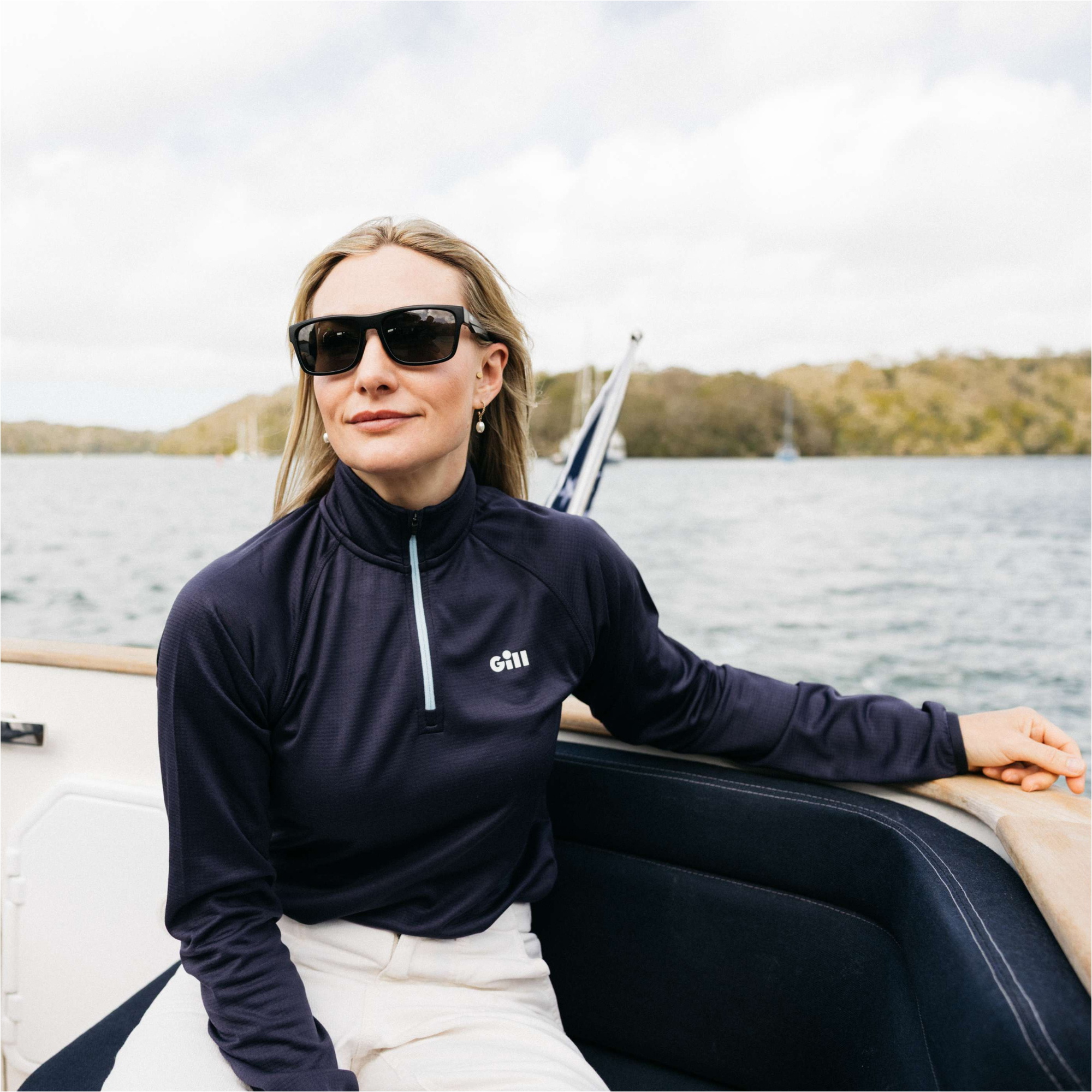 2026 Gill Womens Womens Drift Zip Fleece 1501W - Navy